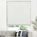 LazBlinds Cordless Roman Shades for Windows, Blackout Room Darkening Thermal Insulated Window Blinds, Lightweight Fabric Blinds for Indoor Windows, 36" W x 60" H, Off White