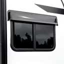 RainBlade RV Window Deflector and Sun Visor (Fits 18-21 inch Wide Window) Smoke