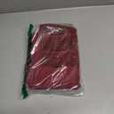 Small Windows Curtains Room Darkening Fall Drapes for Kitchen/Cafe, 2 Panels,Dark Red