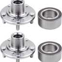 ApplianPar Front Driver and Passenger Side Wheel Hub Bearing Assembly for Honda Accord 2008-2012, Crosstour 2010-2015, Acura TSX 2009-2014