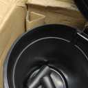 Dog Poop Trash Can Outside, 12L/3.1Gal Metal Dog Waste Trash Can with Lid, Foot Pedal, Waste Container with 40 Bags, Pet Poop Bucket with Lid Soft Close for Pet, Round Black Can