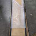 3 Panel Room Divider Screen and Folding Panel Screen in Arch Shape and High Low Design, Double Sided Rattan Divider for Room Separation,70.9" H x 53.1" W