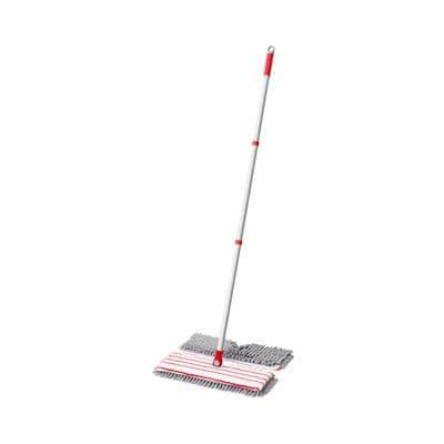 LIAO Household Flat Mop Kit( Red - Grey)