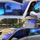 Chameleon Window Tint Film for Cars, Car Window Tint Dark Blue Solar Protection Film Scratch Resistant 65% VLT Windshield Sun Shade Heat & UV Block, 29.52in x 9.84ft