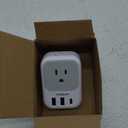 2 Pack European Plug Adapter USB C, TESSAN US to Europe Adapter 4 Outlets 3 USB Charger, Type C International Power Adaptor to Italy Spain France Portugal Iceland Germany, Europe Travel Essentials
