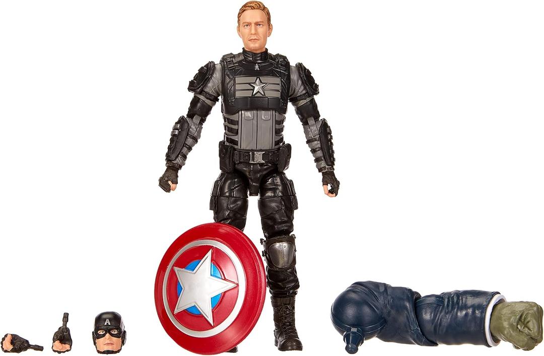 Avengers Hasbro Marvel Legends Series Gamerverse 6-inch Collectible Stealth Captain America Action Figure Toy, Ages 4 and Up