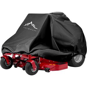 Himal Outdoors Zero Turn Mower Cover, Heavy Duty 600D Polyester Oxford, UV Protection Universal Fit with Drawstring & Cover Storage Bag, Mower Protector for Decks Up to 60"