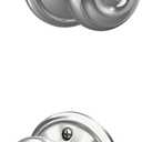 SCHLAGE F10GEO625 Georgian Hall and Closet Knob, Bright Chrome