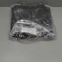 HERKKA Hanging File Folders, 60 Pack Reinforced Letter Size Hanging Folders, Designed for Bulky Files, Filing Cabinet, 1/5-Cut Adjustable Tabs (Black)