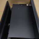 Black Bathroom Wall Cabinet 23x29 inch Wooden Bathroom Medicine Cabinet with 2 Doors and Adjustable Shelf, Wall Mounted Cabinet Over Toilet Storage Cabinet