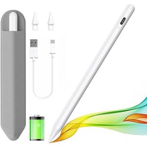 Stylus Pen for iPad 20182025 with Palm Rejection, Apple Pencil for Pad11th/10th/9th/8th/7th/6th Gen, iPad Pro 11/12.9 inch, New iPad Air 2025 11&13inch(M3/2) /5th/4th/3th Gen, iPad mini 6th/5th