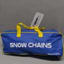 Snow Tire Chains for Car SUV Pickup Trucks, Universal Car Snow Chains, Snow Traction for Tires, Fit for Tire Width 195 205 215 220 225 235 240 245 255 265 (Large)