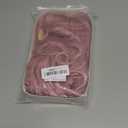 BERON 14 Inches Pink Wig for Women Girls Short Curly Synthetic Wig with Bangs Lovely Pink