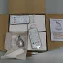 Destlife 4 Pack Wireless Spot Lights Indoor, Battery Operated Uplighting, Mini Spotlight with Remote 3CCT Tree Lights Indoor, Accent Wall Lights for Display Plant Picture Dartboard (White-3 Color Temp Light)