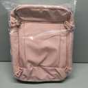SHOWKOO Laptop Backpack for 17 Inch Laptop, 40L Expandable Large Capacity Backpack, TSA Carry On Travel Backpack with Padded Laptop Compartment, Water-Resistant College & Commuter Bag, Pink