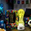 MESUCA FIFA World Cup 2026 Trophy Night Light, Decoration & Souvenir Acrylic LED Lamp with 7 Colors & 3 Modes, Soccer Gifts for Boys, Girls, Kids, World Cup 2026 Merchandise