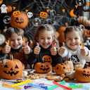 400PCS Halloween Party Favor, Halloween Bubble Wands for Kids, Halloween Trick or Treat Toys, Goodies Bag Fillers, Pinata Fillers, Mini Bubble Wands for Party Supplies