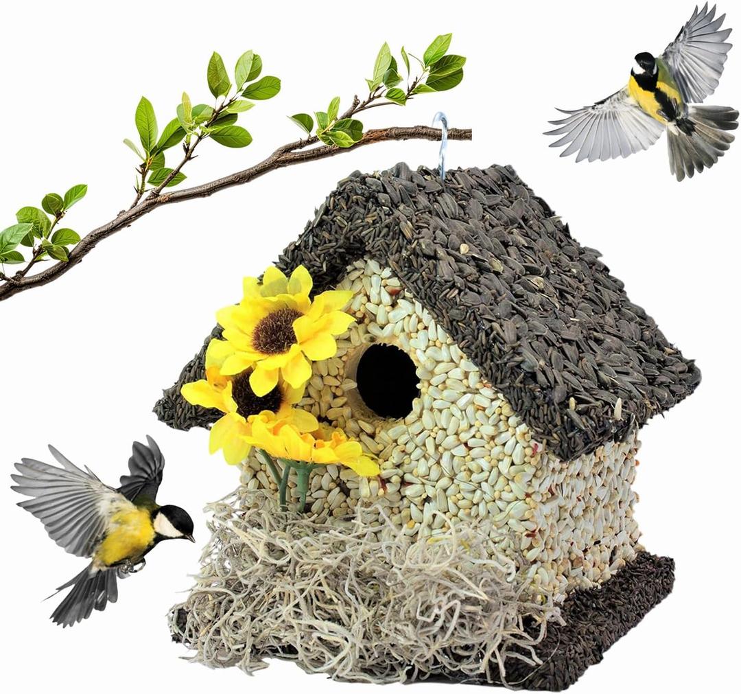 Mr. Bird All Season Wren Casita Wild Bird Seed Birdhouse 1.5 lbs