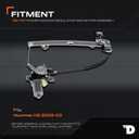 Dorman 751-707 Rear Driver Side Power Window Regulator and Motor Assembly Compatible with Select Hummer Models