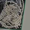 Crystal multi strand layered ivory colo