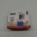 Bialetti - Mini Express Kandinsky: Moka Set includes Coffee Maker 1-Cups (2.8 Oz) + 1 shot glasses, Light Blue, Aluminum