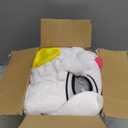 To.beone Easter Bunny Mascot Costume with Blue Vest and Yellow Bow Tie, Adult Size Rabbit Character Suit for Events and Parties