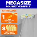 Swiffer Duster Kit with 6 ft Super Extendable Handle, Heavy Duty Starter Kit with 8 Refills