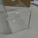 Face Mask Dispenser Acrylic Masks Storage Box Hygiene Station with Cover for Disposable Masks, Tabletop Holder, High Clarity Mask Case for Home Office Car