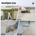 Paint Mixer for Drill, Paint Stirrer for Drill, Zinc Plated Steel, Rustproof and Easy to Clean, Fits Standard Drill, 1-5 Gallon Buckets, Mixes Paint, Mud, and Cement, Diamater 2.36" and 3.15", 2PCS