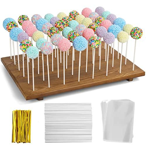 Relaxing Garden Wood Cake Pop Stand Stand for Dessert Table- Lollipop Holder for Birthdays, Baby Shower, Weddings or Any Events