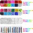 GLTECK Hotfix Applicator, Bedazzler Kit with 5784 PCS Rhinestones for Crafts, DIY Hot Fix Rhinestone Applicator Wand Setter Tool with 7 Tips, 6 Pattern Templates, Gloves, Tweezers & Cleaning Brush