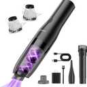 Cordless Car Vacuum Cleaner, 0.86 Lb Ultra-Lightweight Handheld Vacuum, Portable Mini Vacuum with Low Noise Blower, Washable HEPA Filter, Seen on TV - USB Car Charging