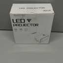 KHQ Mini Projector with Wifi Portable Projectors Support 1080P 200" Mini HD Movie Projector, Outdoor Projectors Compatible with Phone/ Tablet/ Laptop/ TV Stick/ HDMI/ USB - Green White