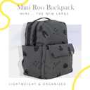 RED ROVR Mini Roo Lightweight Backpack | 6 pockets for everyday essentials (Charcoal Doodle)