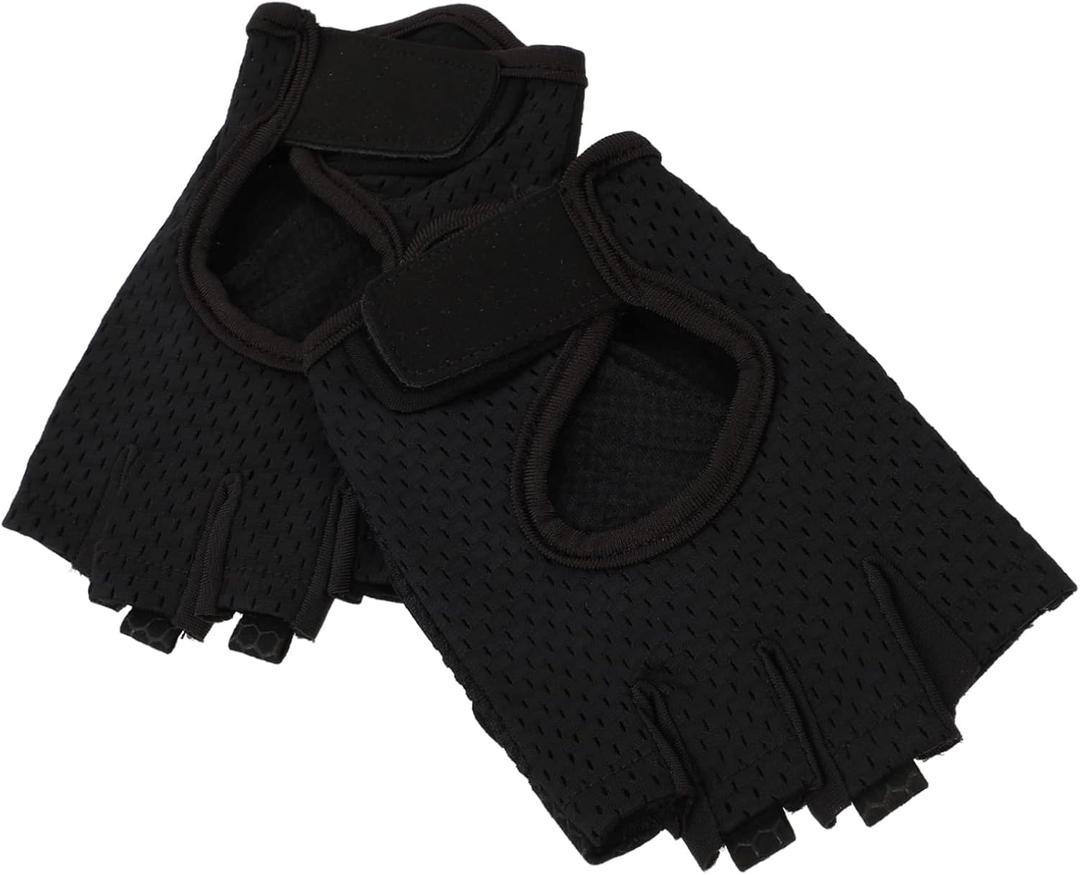 LIFKOME Half-Finger Cycling Gloves for Men and Women Breathable Anti-Slip Fitness Gloves Shock-Absorbent for Biking and Gym Workouts