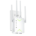 Powerful WiFi Extender Signal Booster, Up to 15,000 Sq Ft & 60 Devices, Whole Home Coverage Internet Repeater Works with Any Router | Plug and Play