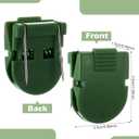 Feifeiya 50 Pcs Cubicle Clips Fabric Panel Cubicle Accessories Fabric Partition Panel Wall Clip Office Photos Wall for Notes Memos Standard Size, 40-Sheet Capacity (Sage Green)