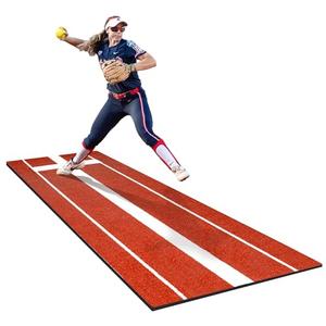 KuiBonu 2024 Upgraded Version Softball Pitching Mat with Rubber, Denser Antifade Turf, Antislip Rubber Bottom, 10' X 3' Softball Pitching Mound for Outdoor and Indoor KuiBonu 2024 Upgraded Version Softball Pitching Mat with Rubber, Denser Antifade Turf, Antislip Rubber Bottom, 10' X 3' Softball Pitching Mound for Outdoor and Indoor