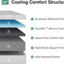 Novilla Twin XL Mattress, 12 inch Gel Memory Foam Mattress with Comfort Foam for Cooling Night Sleep, Comfort Support and Pressure Relief, CertiPUR-US Certified