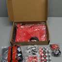 Tondiamo 112 Pcs Ninja Pirate Party Favors with Drawstring Backpack Headband Inflatable Sword Bracelet Sticker Keychain Stretch Ninja or Pirate Eye Mask For Karate Birthday (Ninja Style)