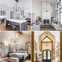 9-Light Farmhouse Chandelier for Dining Room, 2-Tier Oil Rubbed Bronze Chandelier, Rustic Industrial Modern Chandelier for Living Room, Bedroom, Entryway, Kitchen
