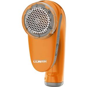 Conair Fabric Shaver and Lint Remover, Battery Operated Portable Fabric Shaver, Orange