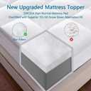 CHOKIT Full Mattress Topper, Extra Thick Pillow Top Mattress Pad for Back Pain Relief, Cooling Bed Topper Mattress Cover with 8-21 Inch Deep Pocket