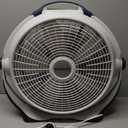 Lasko Wind Machine Fan, Air Circulator Fan with 3 Speeds, 20" Model 3300, Gray