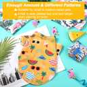 Weewooday 4 Pieces Small Pet Summer T-Shirts Hawaii Style Floral Pet Dog Shirt Breathable Cool Clothes Beach Seaside Puppy Sweatshirt for Puppy(Lovely Style,Small)