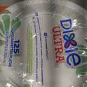 Dixie Pathways Soak Proof Shield Heavyweight Paper Plates, 10.13" Dia, Green/burgundy, 125/pack