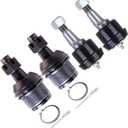 ECCPP 4pcs Front Lower Upper Ball Joint Fit 2003-2010 ffor Dodge Ram 2500/3500 2011-2013 for Ram 2500 2011-2014 for Ram 3500 -FIT 4WD ONLY K7467 K7448