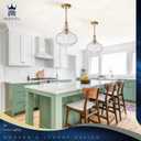 11" Clear Hammered Glass Pendant Light, Gold Finish, E26, Medium