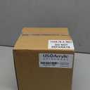 US Acrylic Classic Clear Plastic Reusable Drinking Glasses (Set of 8) 12oz Rocks & 16oz Water Cups | BPA-Free Tumblers, Made in USA | Top-Rack Dishwasher Safe