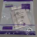 VCE Ethernet Wall Plate (UL Listed), 1-Port Cat6 Female to Female Wall Jack, Keystone Wall Plate with RJ45 Keystone Inline Coupler, White (2-Pack)